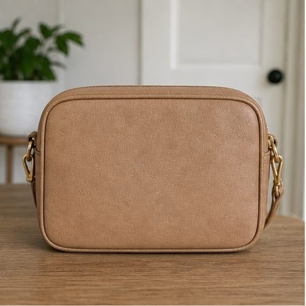 Tan Faux Leather Bag